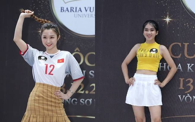Sinh viên Đại học Bà Rịa - Vũng Tàu năng động, cá tính trong trang phục thể thao tại sơ loại Miss University NHG 2020