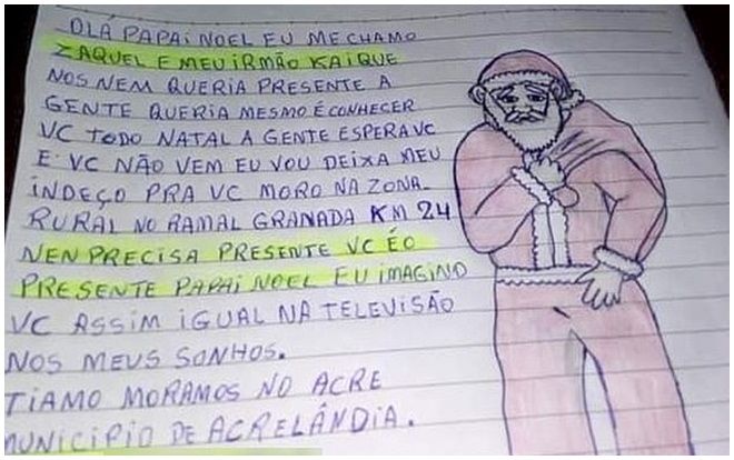 Bức thư gửi ông già Noel với ước mong đáng yêu của cậu bé 9 tuổi 'gây sốt' mạng xã hội
