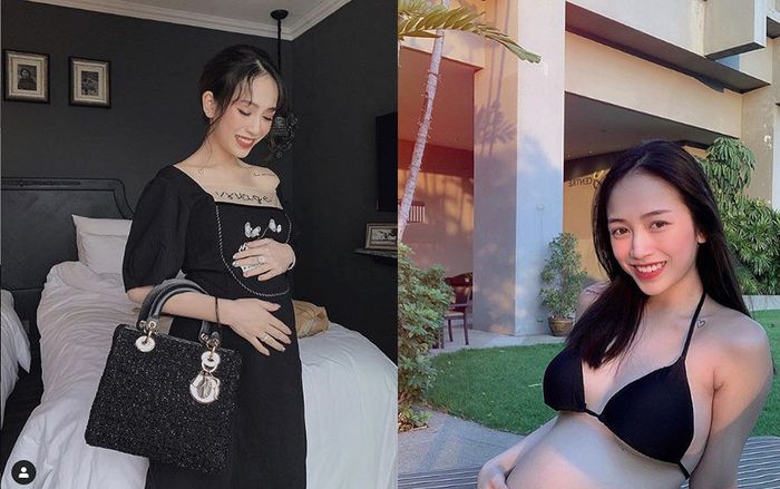 Dù 'bụng to vượt mặt', con gái Minh Nhựa vẫn tự tin đăng ảnh diện bikini nhưng dân tình lại chú ý điều này