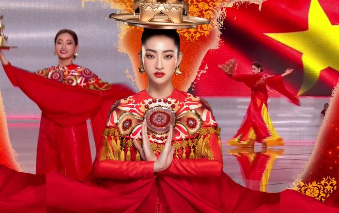 Hoa hậu Lương Thùy Linh múa mâm vàng đẹp mắt trên sân khấu Miss World 2019