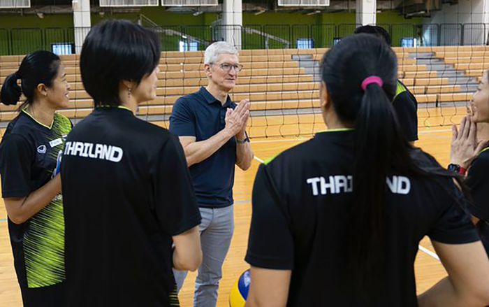 Tim Cook chúc mừng đội tuyển Thái Lan vừa vô địch SEA Games 30