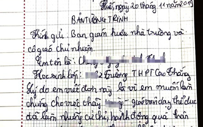 Thầy giáo bị tố nói ‘thầy tán em được không’ với nữ sinh trần tình: 'Muốn tạo không khí vui vẻ trong giờ ra chơi'