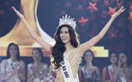 Vừa đăng quang Hoa hậu Hoàn vũ Việt Nam, Khánh Vân đã ngay tức khắc dẫn đầu top sao đẹp