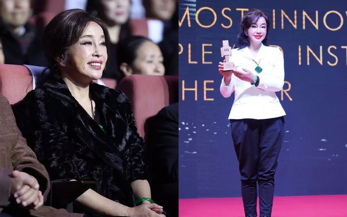 Ở độ tuổi 67, Lưu Hiểu Khánh cố níu kéo thời gian nhưng làn da chảy xệ khiến nhiều người phát hoảng