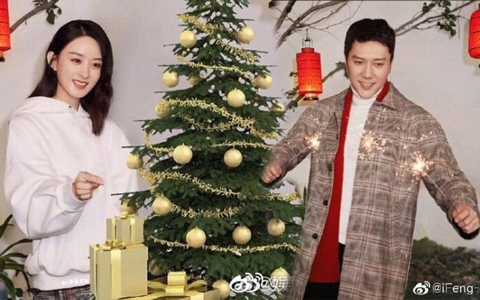 Fan hai nhà Triệu Lệ Dĩnh - Phùng Thiệu Phong xóa thần tượng đối phương ra khỏi ảnh chụp chung