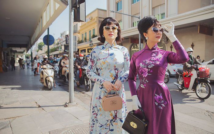 NSƯT Chiều Xuân mặc áo dài cổ thuyền, tái hiện hình ảnh Đệ nhất phu nhân Trần Lệ Xuân