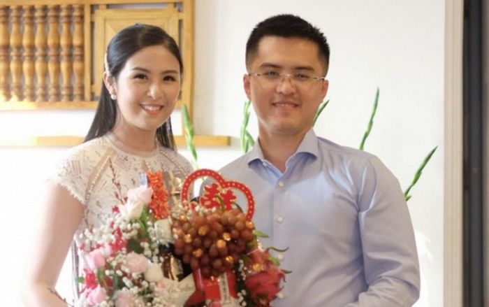 Lộ loạt ảnh Ngọc Hân và bạn trai làm lễ dạm ngõ, hứa hẹn đám cưới lãng mạn sắp diễn ra