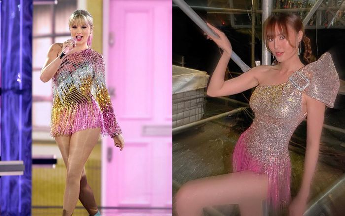 Taylor Swift và Ninh Dương Lan Ngọc diện bodysuit khoe trọn thân hình nóng bỏng