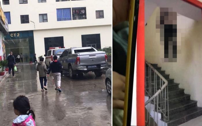 Người đàn ông Quốc tịch Hàn Quốc treo cổ tự tử ở cầu thang chung cư