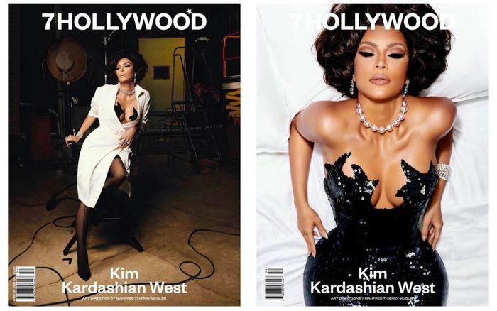 Kim Kardashian khoe trọn dáng đồng hồ cát khi hoá thân thành minh tinh Elizabeth Taylor
