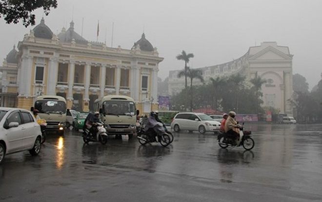 Dự báo thời tiết ngày 25/12: Bắc Bộ có sương mù và mưa nhỏ vào buổi sáng