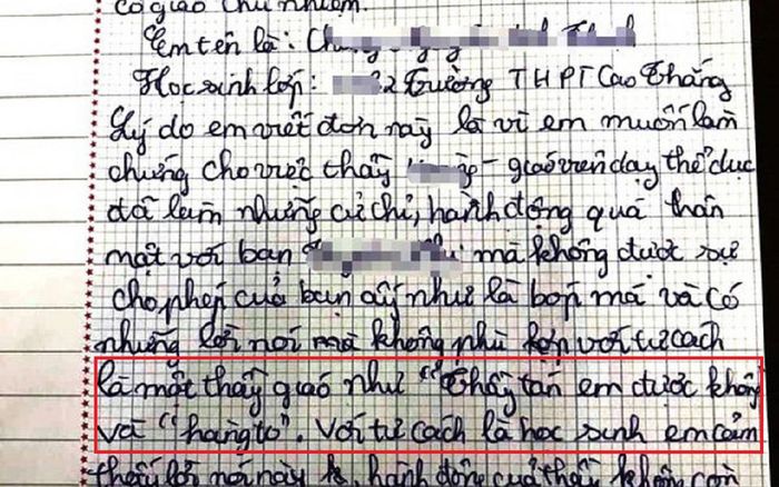 Kỷ luật nam giáo viên dạy thể dục nói ‘thầy tán em được không’ với nữ sinh