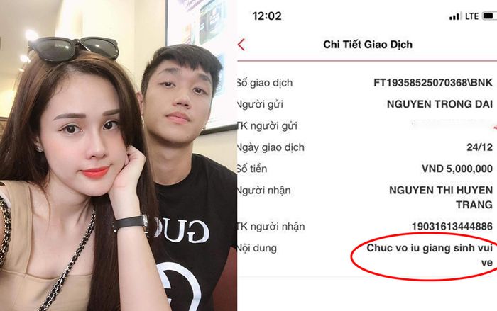 Đăng ảnh 'thả thính sương sương', bạn gái Trọng Đại khoe được người yêu 'tặng nóng' 5 triệu dịp Noel