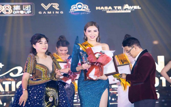 Trần Thị Kim Chi đăng quang Hoa hậu Du lịch Đại dương Doanh nhân quốc tế