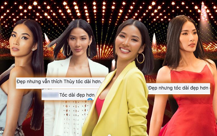 Hoàng Thùy cắt phăng tóc dài hậu Miss Universe, fan tranh cãi: 'Cũng đẹp nhưng không thích'