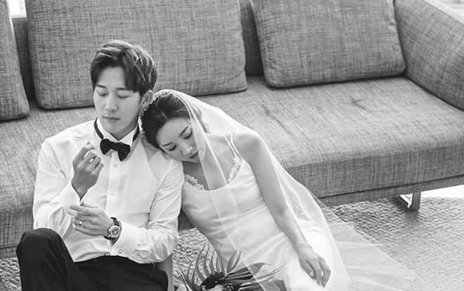 Ảnh cưới đẹp lung linh của Lee Wan và Kim Bo Mi: Đợi Bi Rain - Kim Tae Hee xuất hiện tại đám cưới!