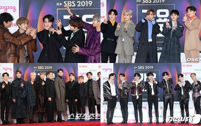 Thảm đỏ 'SBS Gayo Daejeon 2019': Choáng với dàn visual của BTS, SEVENTEEN, GOT7, NU'EST và ASTRO