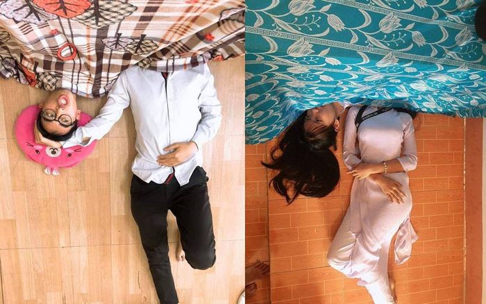 Giới học trò lại khiến CĐM rần rần thích thú với trào lưu 'giấu đầu lòi đuôi' cực ấn tượng dịp cuối năm