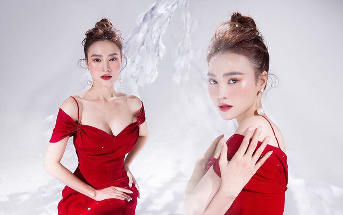 Ninh Dương Lan Ngọc khoe vai trần hờ hững, nhan sắc thăng hạng rõ rệt trong bộ ảnh mừng năm mới