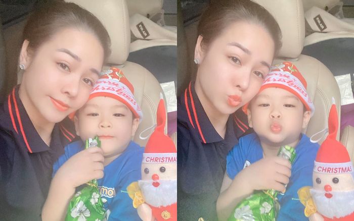 Nhật Kim Anh khoe ảnh đón Giáng sinh ấm áp bên con trai sau ồn ào bị chồng cũ cấm cản, không cho gặp con