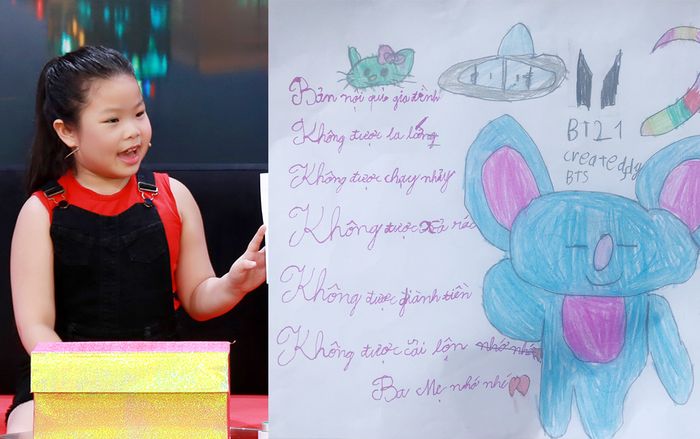 Bảng nội quy gia đình của bé gái 7 tuổi dành cho ba mẹ khiến phụ huynh 'dở khóc dở cười'