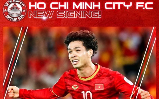 Công Phượng chính thức gia nhập CLB TPHCM, khoác áo số 21