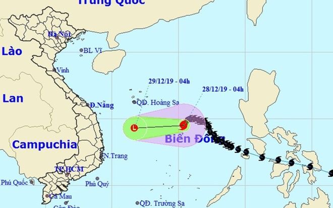 Bão số 8 giảm cấp, suy yếu thành vùng áp thấp