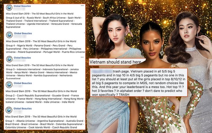 Hoàng Thùy - Tường San - Lương Thùy Linh vắng mặt trong Top 50 Miss Grand Slam 2019