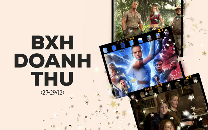 BXH doanh thu (27-29/12): ‘Star Wars 9’ giữ vững ngôi đầu, ‘Little Woman’ vươn lên mạnh mẽ!