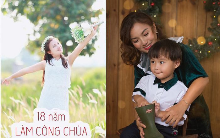 Đăng ảnh 'thời con gái', Quỳnh Trần JP khiến dân mạng trầm trồ: 'Mẹ Sa xinh như công chúa'