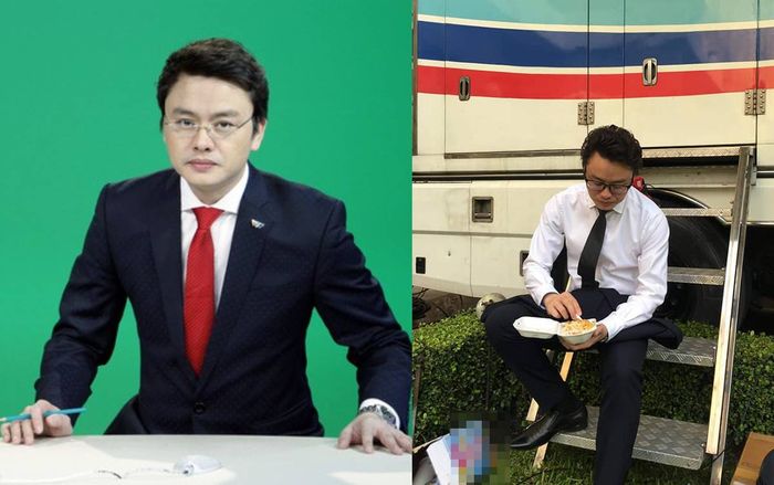 Hình ảnh hậu trường ăn uống vội vàng của nam MC VTV khiến khán giả vừa bất ngờ, vừa xót xa
