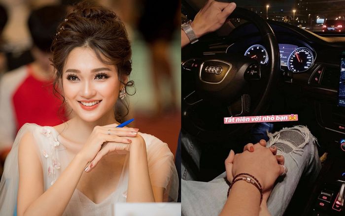 Chào đón năm mới 2020, Ngọc Nữ 'ẩn ý' khoe bạn trai giấu mặt: Nhìn sơ qua cũng biết là 'cực phẩm rất gì và này nọ'