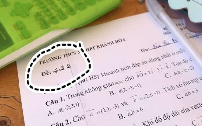 Sáng tạo như giáo viên ‘trường người ta’, dùng chữ Ấn Độ làm mã đề khiến học sinh khóc thét