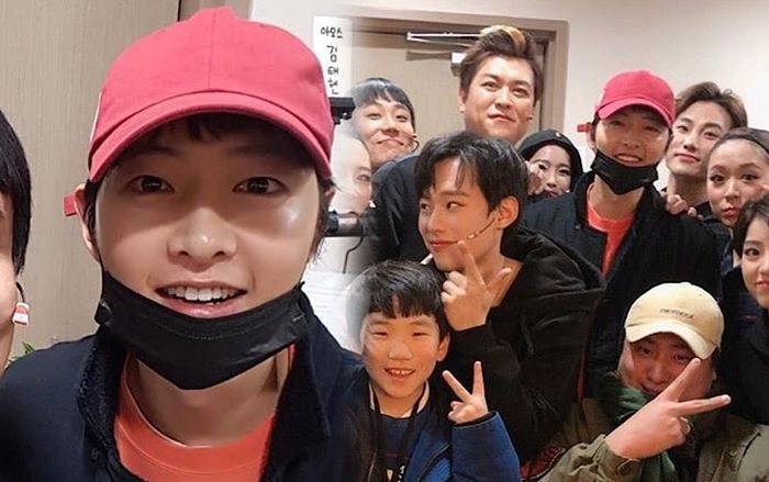 Mùng 1 Tết, Song Joong Ki xuất hiện rạng rỡ tại buổi nhạc kịch của sao 'Niên sử ký Arthdal'