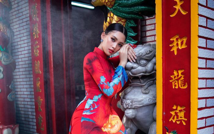 Hoa hậu Tiểu Vy khiến cả thiên hạ ngất ngây vì hóa nàng thơ áo dài kiều diễm