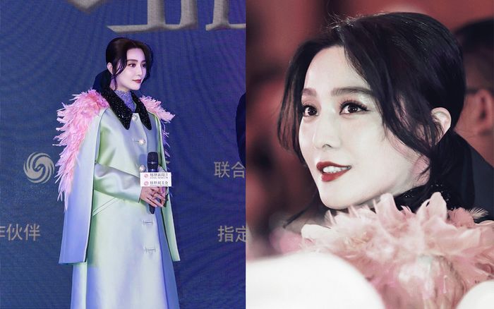 Nhờ nhan sắc xinh đẹp cứu vớt chiếc váy 'thảm họa', Phạm Băng Băng vẫn trông nổi bật như một nữ thần