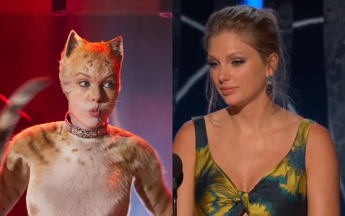 Golden Globe 2020: Taylor Swift tự 'cà khịa' phim 'Cats' của mình ngay trên sân khấu