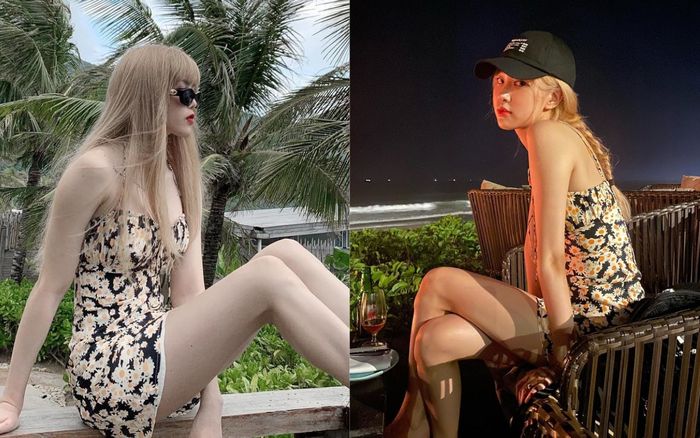 Rosé Black Pink diện váy hoa cúc khoe chân nuột nhưng Thiều Bảo Trâm đã mặc items này từ lâu lắm rồi