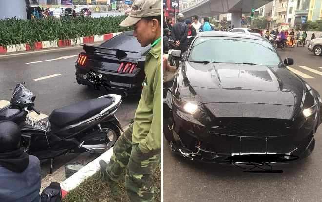 Bị người đàn ông vượt đèn đỏ đâm hỏng đầu siêu xe, chủ nhân ô tô chỉ phát biểu một câu khiến CĐM vỗ tay thán phục