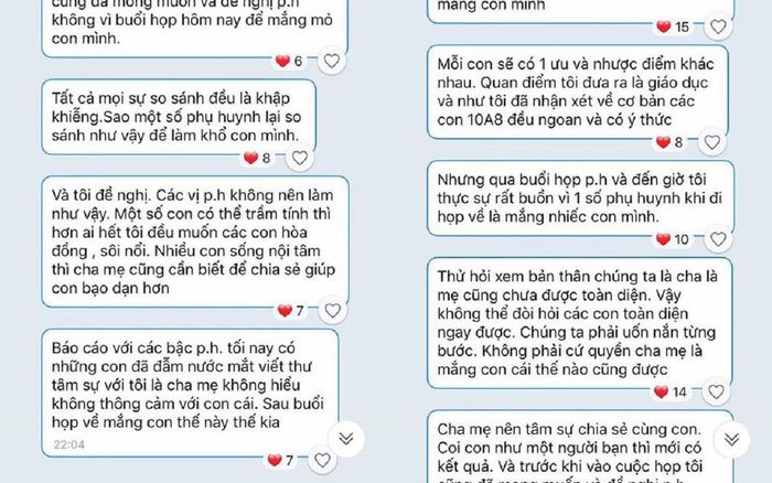 Lo học trò bị mắng chửi sau buổi họp phụ huynh, cô giáo chủ nhiệm 'viết tâm thư' nhắn nhủ bố mẹ 'gây sốt' CĐM