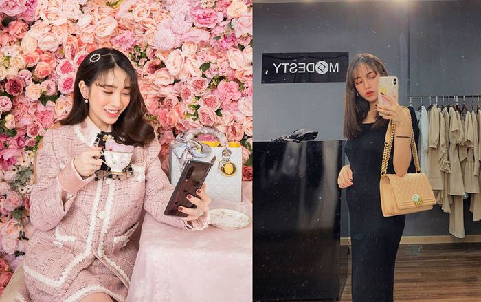 Ái nữ Minh Nhựa thể hiện đẳng cấp rich kid khi mang bầu vẫn 'đam mê' khoe loạt túi xách hàng hiệu đắt đỏ