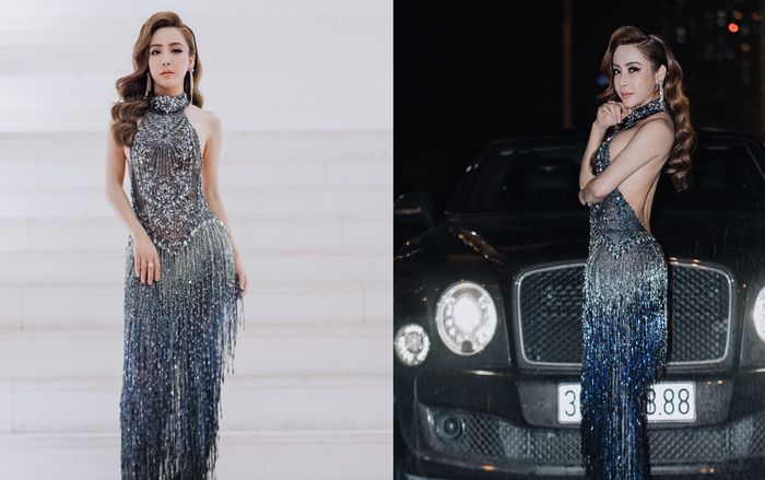 Mai Diệu Linh xuất hiện lộng lẫy tại sự kiện với siêu xe 20 tỷ, nhẫn kim cương 1 tỷ