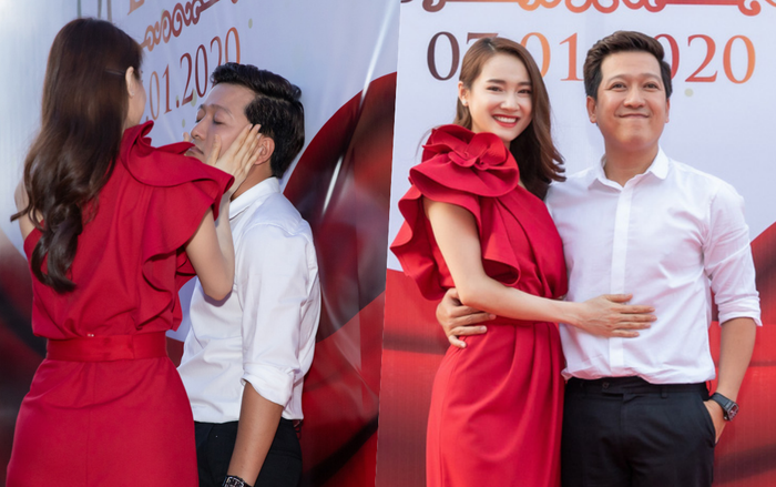 Nhã Phương - Trường Giang 'dính nhau như sam', biểu cảm nũng nịu của Mười Khó là điều đáng chú ý