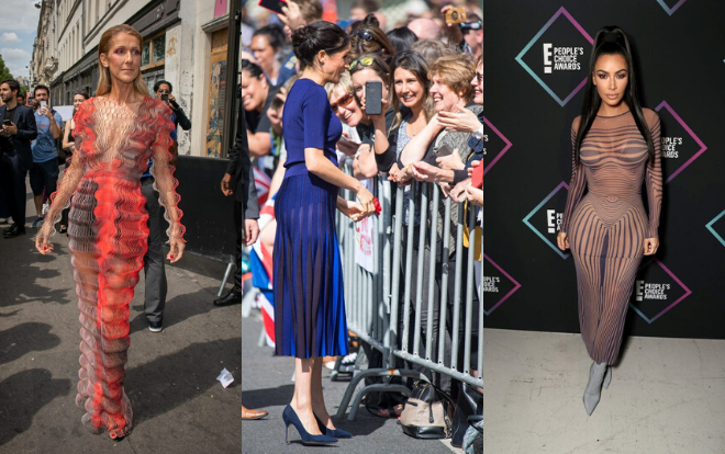 Meghan Markle và loạt sao Hollywood mặc váy 'đánh lừa ảo giác' ngoạn mục