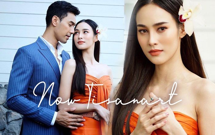 Now Tisanart chứng minh nhan sắc tuyệt đẹp tại buổi lễ khai máy phim lớn của Channel 7 Thái Lan trong năm 2020