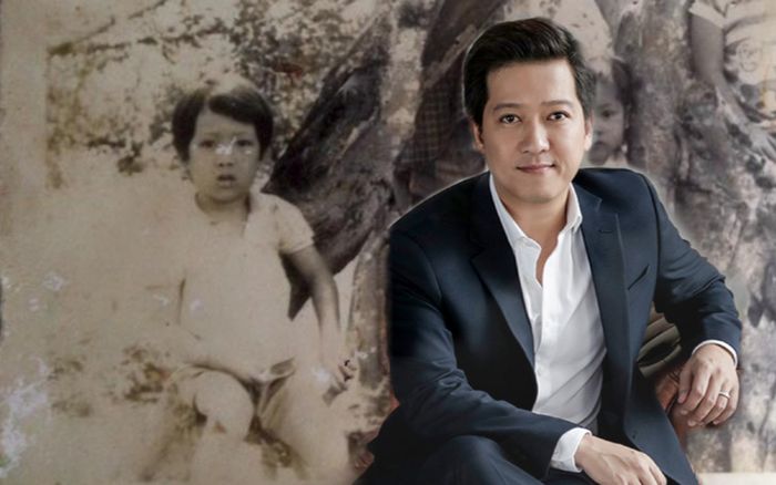 Trường Giang hiếm hoi khoe ảnh ngày bé đáng yêu, cute không khác gì hiện tại