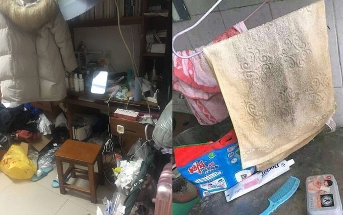 Gái xinh bị bạn cùng phòng 'bóc phốt' ở bẩn, dân mạng 'cạn lời' khi nhìn chiếc khăn mặt