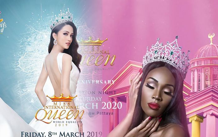 Xuất hiện trên poster Miss International, đương kim Hoa hậu chuyển giới bị bơ toàn tập trước Hương Giang thần thái ngời ngời