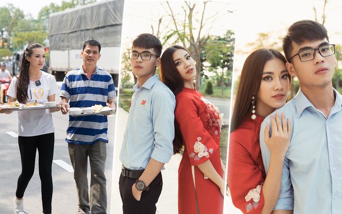 Á hậu Kim Duyên giúp bố mẹ bán cơm, fan trầm trồ ngắm cậu em trai chuẩn 'mỹ nam châu Á'