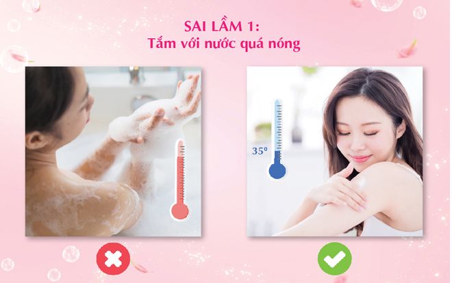 Đừng vì 4 sai lầm này mà khiến sữa tắm dưỡng trắng nàng đang dùng không phát huy hết công dụng